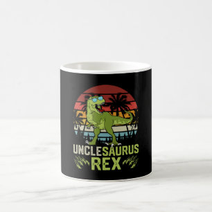 Unclesarurus Rex Cool Retro Dinosaur Design Coffee Mug