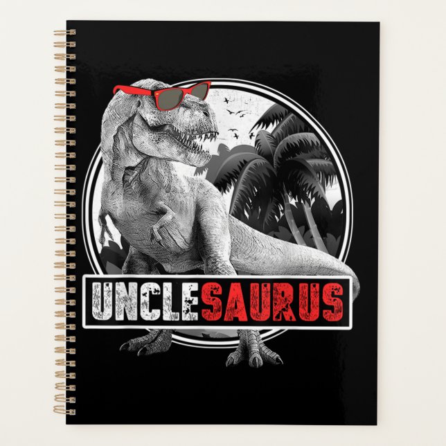 Unclesaurus Dinosaur Uncle Saurus Planner (Front)