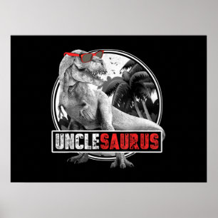 Unclesaurus Dinosaur Uncle Saurus Poster