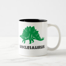 Unclesaurus STEGOSAURUS dinosaur uncle mug cup