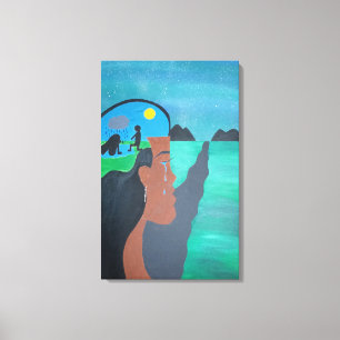 Uncomfortable Cranium Canvas Print