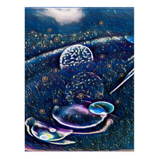 Uncommon Alien Worlds Abstract Photography Postcard