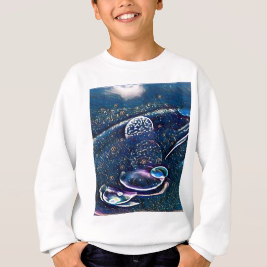 Uncommon Alien Worlds Abstract Photography Sweatshirt