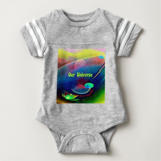 Uncommon Bright Rainbow Our Universe Abstract Baby Bodysuit