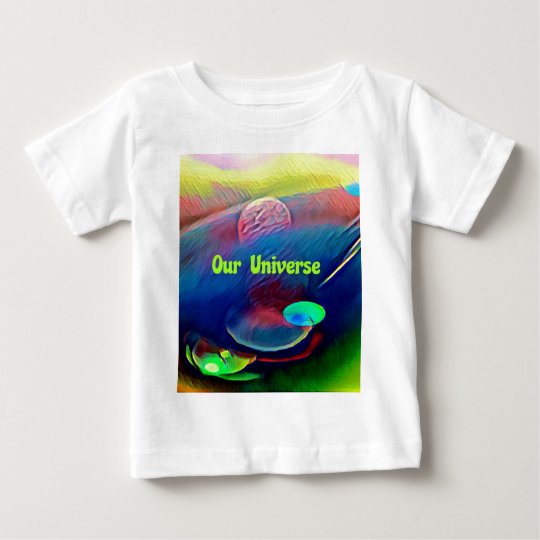 Uncommon Bright Rainbow Our Universe Abstract Baby T-Shirt
