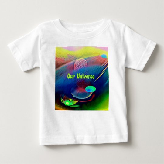 Uncommon Bright Rainbow Our Universe Abstract Baby T-Shirt