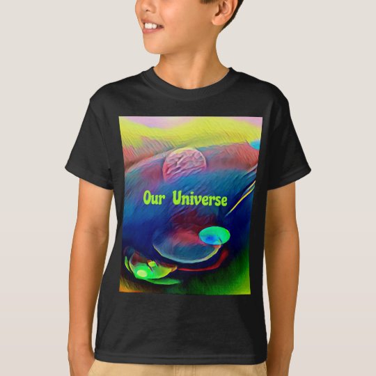Uncommon Bright Rainbow Our Universe Abstract T-Shirt