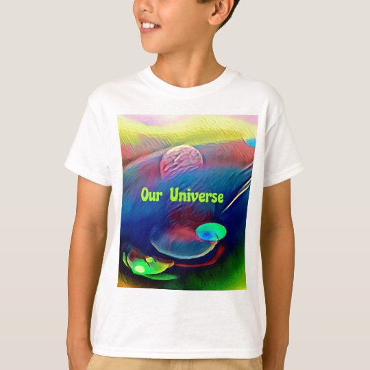 Uncommon Bright Rainbow Our Universe Abstract T-Shirt