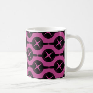 Uncommon Circles Mug, Fuchsia Coffee Mug