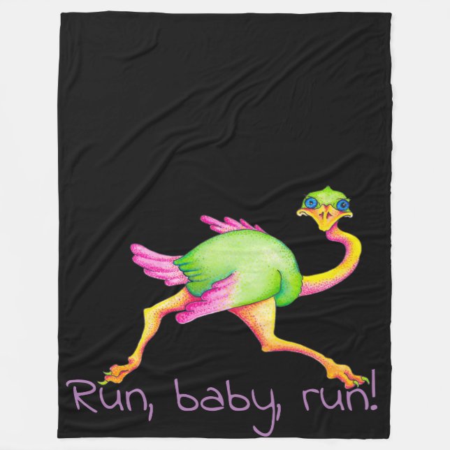 Uncommon Ostrich Fleece Blanket (Front)