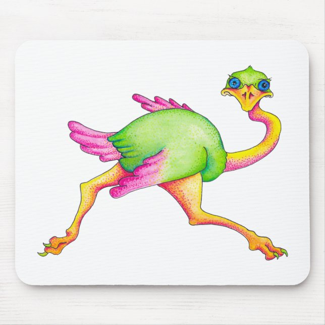 Uncommon Ostrich Mouse Pad (Front)