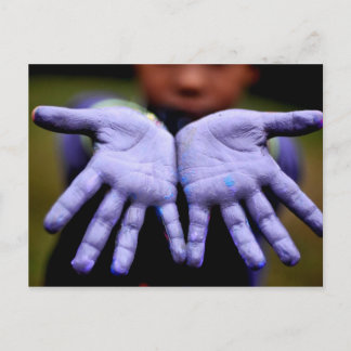 Uncommonly Beautiful postcard (hands)