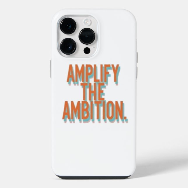 "Uncompromising Style, Unstoppable Protection" iPhone Case (Back)