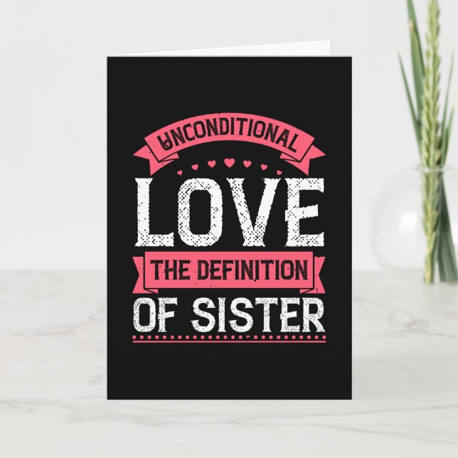 Unconditional love card (Front)