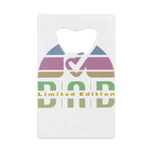 Unconditional Love: The Heart of Fatherhood Credit Card Bottle Opener