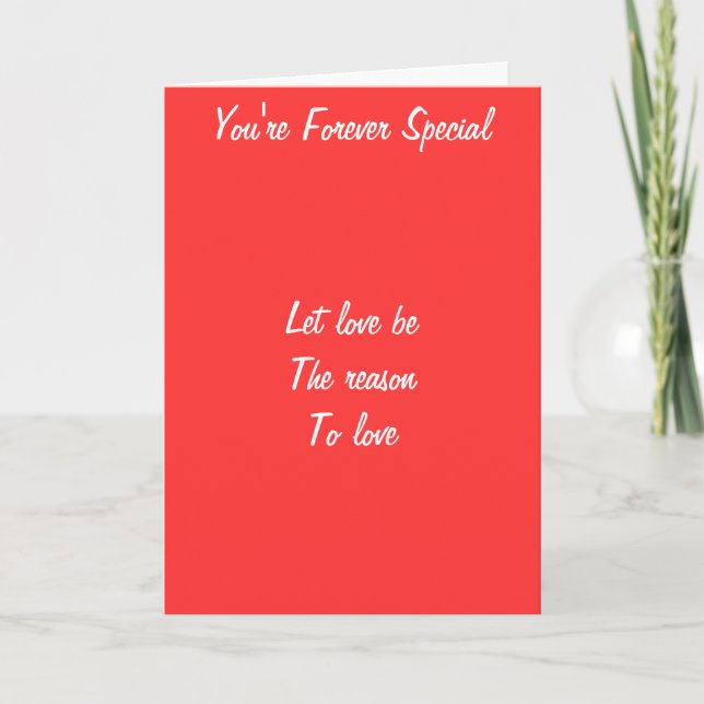 Unconditonal love greeting cards (Front)