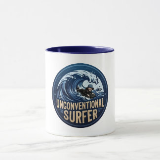 Unconventional Surfer Mat Surfer Logo Mug