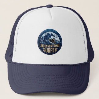Unconventional Surfer Mat Surfer Logo Trucker Hat