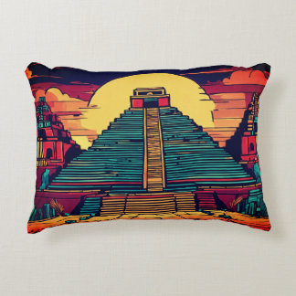 Uncover the Patterns of History Accent Pillow