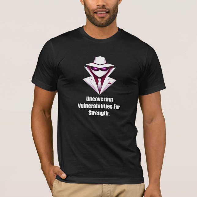 Uncovering Vulnerabilities Cyber Strength T-Shirt (Front)