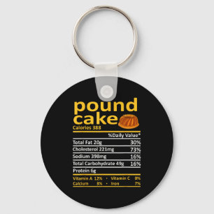 Und Cake Nutrition Food Thanksgiving Costume Chris Keychain