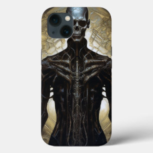 Undead Cyborg Sci-Fi Horror Art iPhone 13 Case