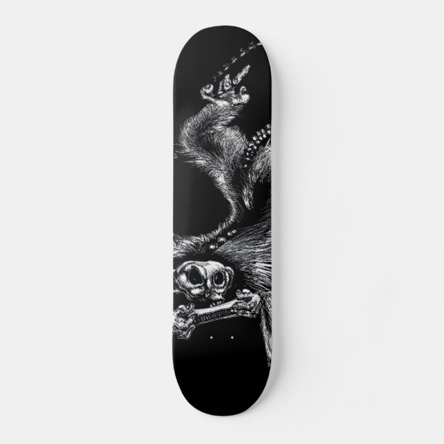 Undead Monkey with Harmonica Skateboard (Front)