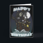 Undead Pirate Ship Birthday Card<br><div class="desc">Set sail for the unknown with this design by altoonactive.</div>