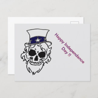 Undead Sam Greetings Holiday Postcard