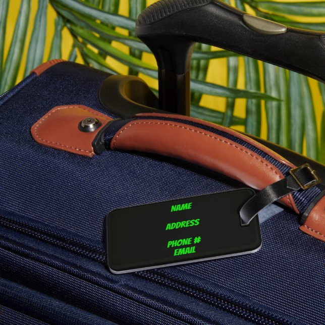 Undefeated at Locals Luggage Tag (Back Insitu 1)