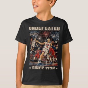 Undefeated Since 1776 Aamerica 4th Of July T-Shirt