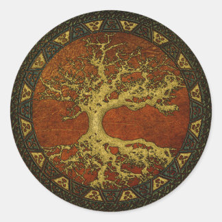 undefined classic round sticker