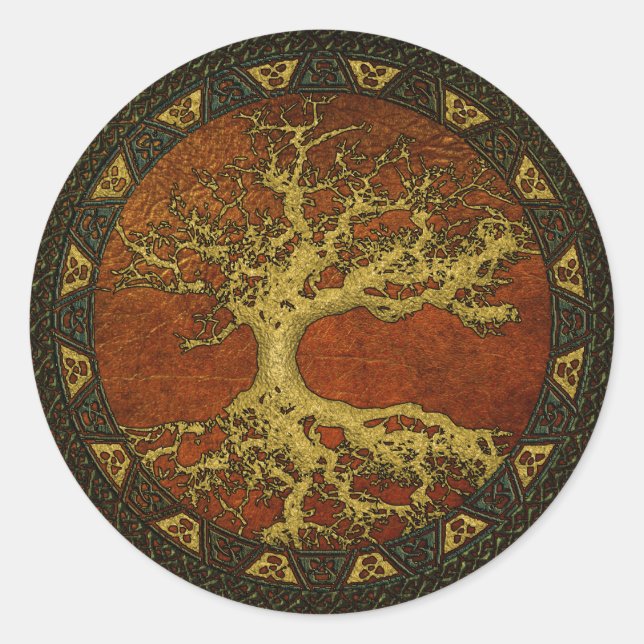 undefined classic round sticker (Front)