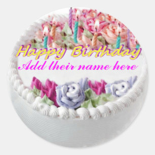 undefined classic round sticker