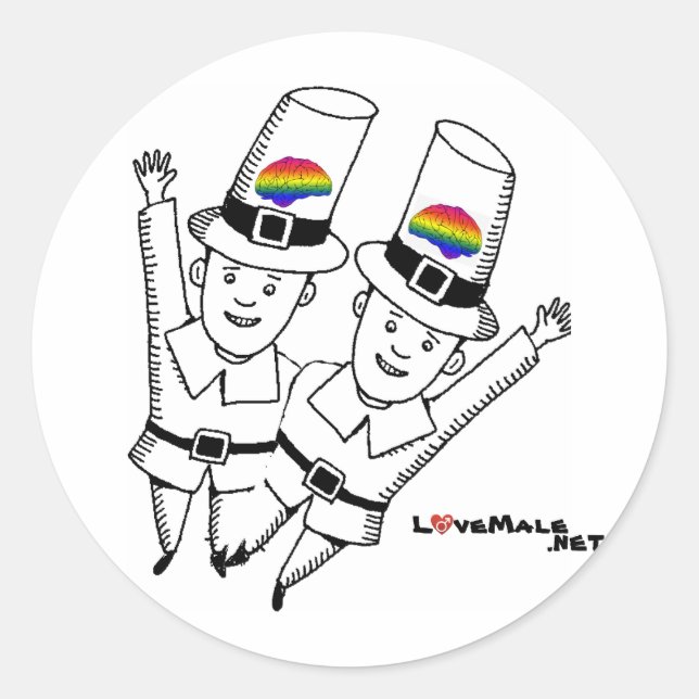 undefined classic round sticker (Front)