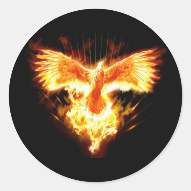 undefined classic round sticker (Front)