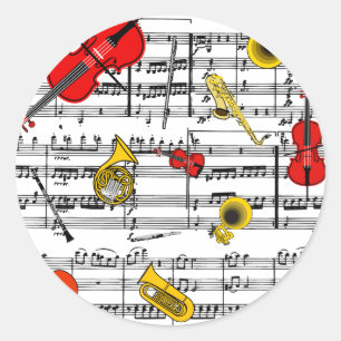 undefined classic round sticker