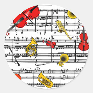 undefined classic round sticker