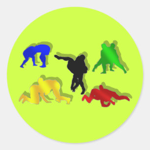 undefined classic round sticker