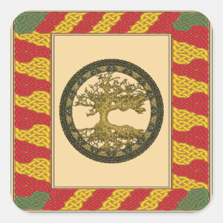 undefined square sticker