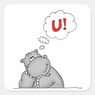 undefined square sticker