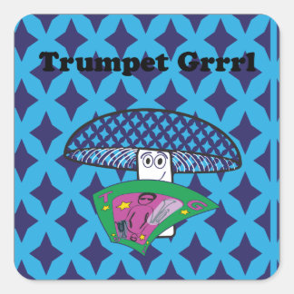 undefined square sticker