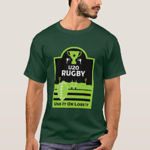 Under 20's Junior Rugby Players T-Shirt