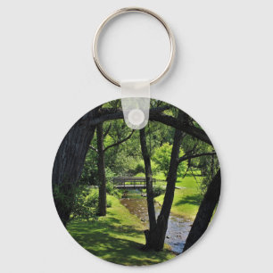 Under a Canopy of Willows Keychain