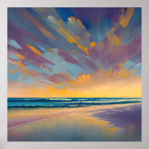 "Under a majestic sky" Poster