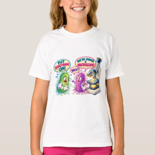 Under a Microscope – Funny Microbiology Bacteria H T-Shirt