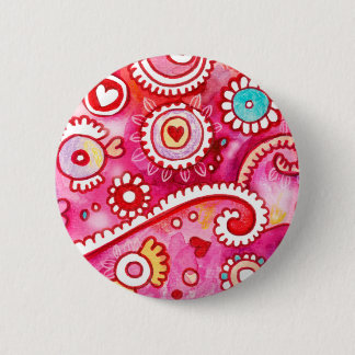 Under a Pink Sky 2 Inch Round Button