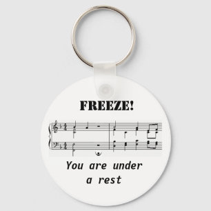 Under a rest keychain