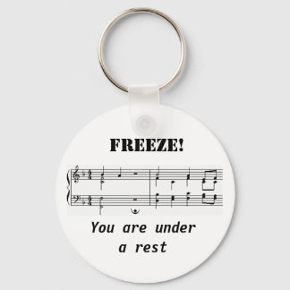 Under a rest keychain