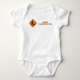 under-construction01 baby bodysuit